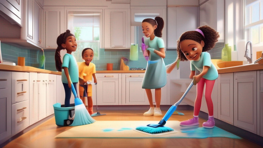 Getting Kids Involved with House Cleaning in NOVA